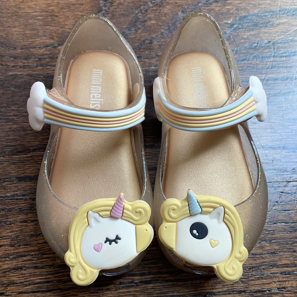 Brand new unicorn mini Melissa shoes
